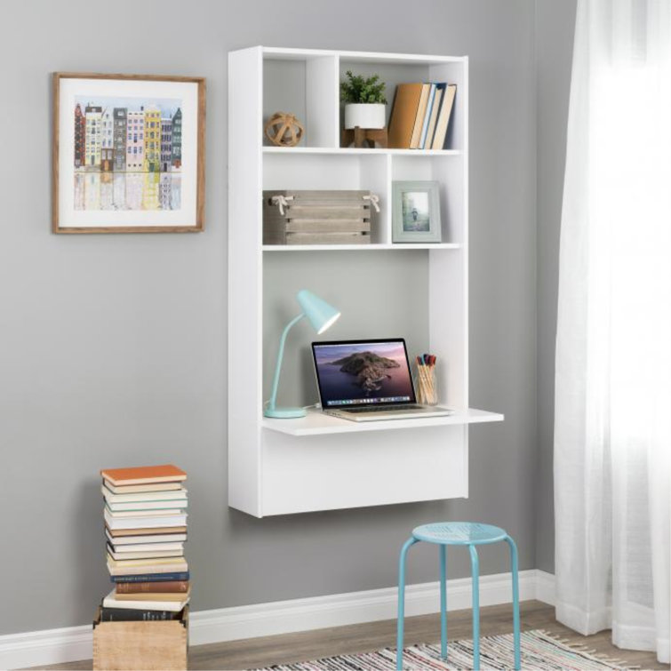 Wayfair floating deals desk white